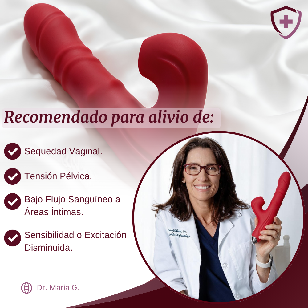 Masajeador de triple estímulo - Diseñado para mujeres después de los 45