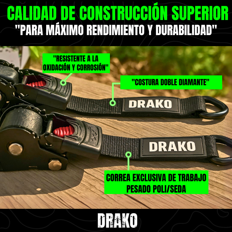 Correa Automática Retráctil DRAKO