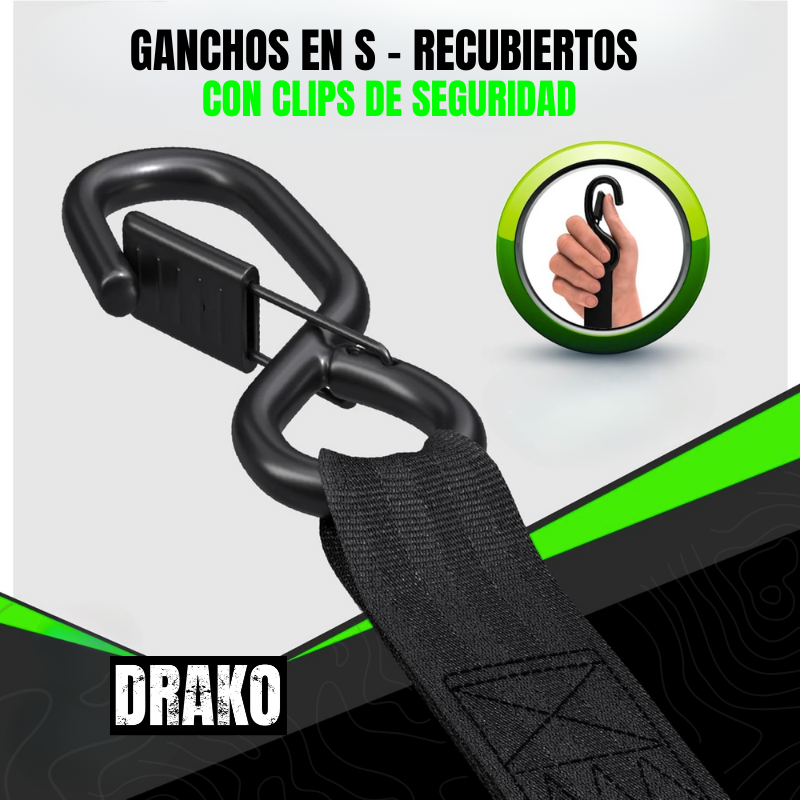 Correa Automática Retráctil DRAKO