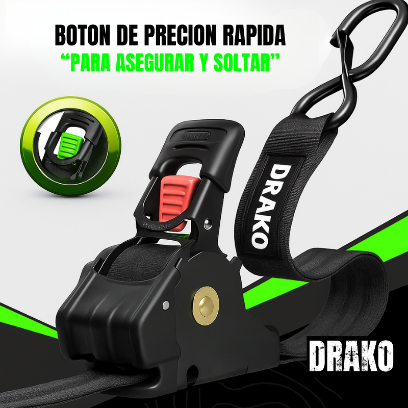 Correa Automática Retráctil DRAKO