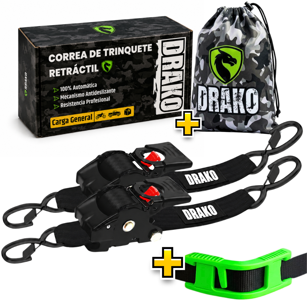 Correa Automática Retráctil DRAKO